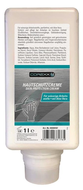 CO Hautschutzcreme von COREXX: 1 Liter Effektiver Hautschutz für optimale Pflege CO Hautschutzcreme von COREXX: 1 Liter Effektiver Hautschutz für optimale Pflege