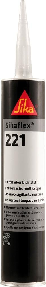 Sikaflex 221 Dichtmasse 300ml Grau - SIKA Polyurethan Dichtstoff Sikaflex 221 Dichtmasse 300ml Grau - SIKA Polyurethan Dichtstoff