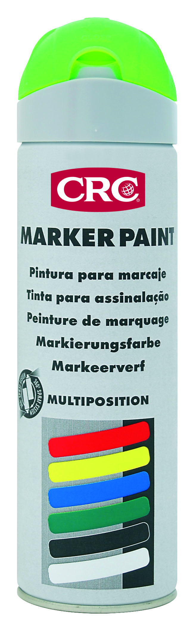 CRC INDUSTRIES Leucht-Grün Temporäre Marker Paint Spraydose 500 ml - Ideal für Markierungsarbeiten CRC INDUSTRIES Leucht-Grün Temporäre Marker Paint Spraydose 500 ml - Ideal für Markierungsarbeiten