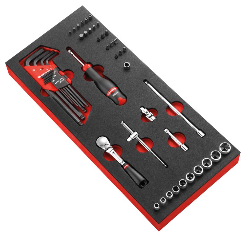 Kardan (R.240A), einen 1/4" Gleitgriff (R.120A), einen 1/4 Kardan (R.240A), einen 1/4" Gleitgriff (R.120A), einen 1/4