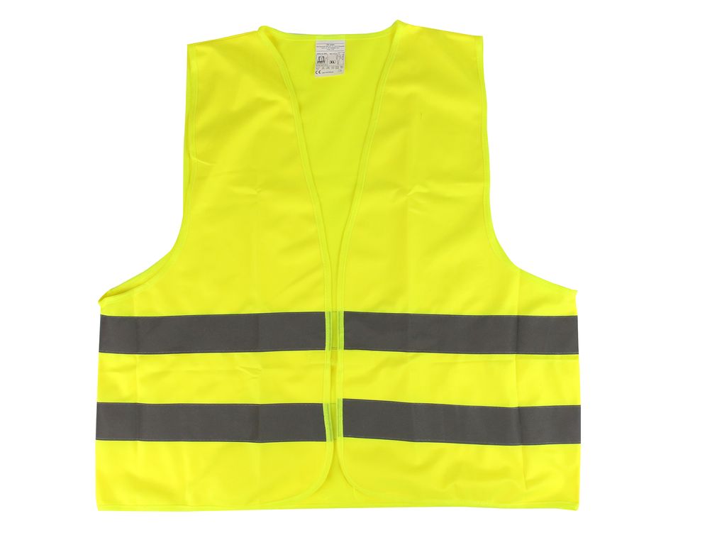 APA Neongelbe Warnweste mit Reflektorstreifen und Klettverschluss APA Neongelbe Warnweste mit Reflektorstreifen und Klettverschluss
