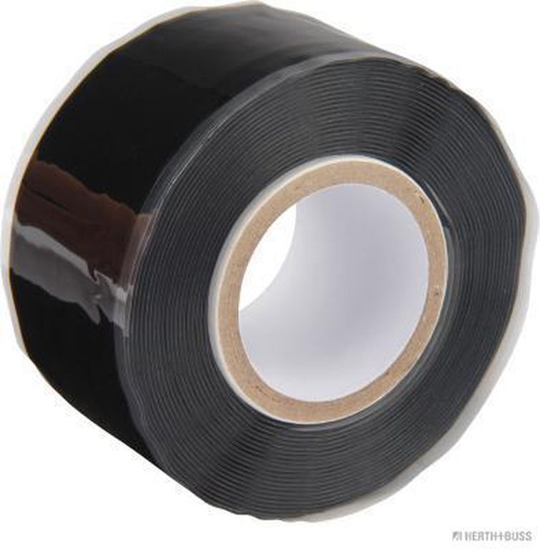 Selbstverschweißendes Silikon Isolierband - Schwarz, 25mm Breit von HERTH&BUSS - Hitzebeständig & UV Selbstverschweißendes Silikon Isolierband - Schwarz, 25mm Breit von HERTH&BUSS - Hitzebeständig & UV