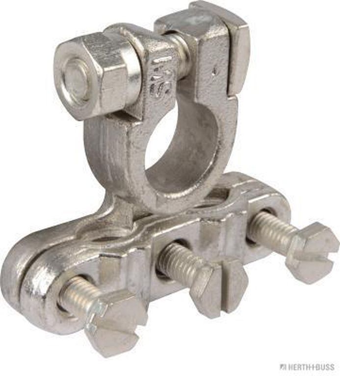 HERTH&BUSS Batterieklemme - 120mm² Minuspol Klemme - verzinnt, Messing, robust und hochwertige Quali