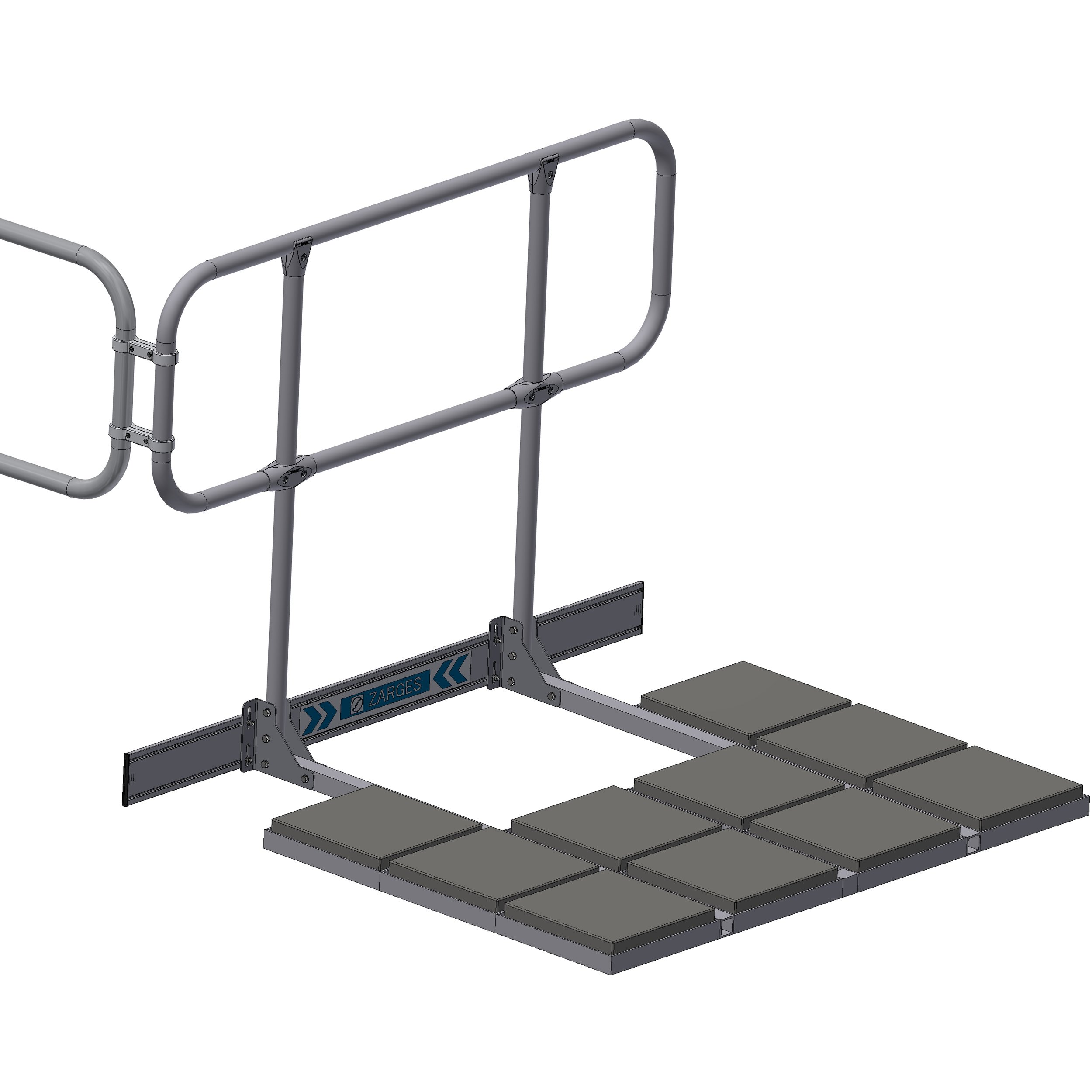 Dachgeländer inkl. Verbinder Alu Länge 2.200 mm Dachgeländer inkl. Verbinder Alu Länge 2.200 mm