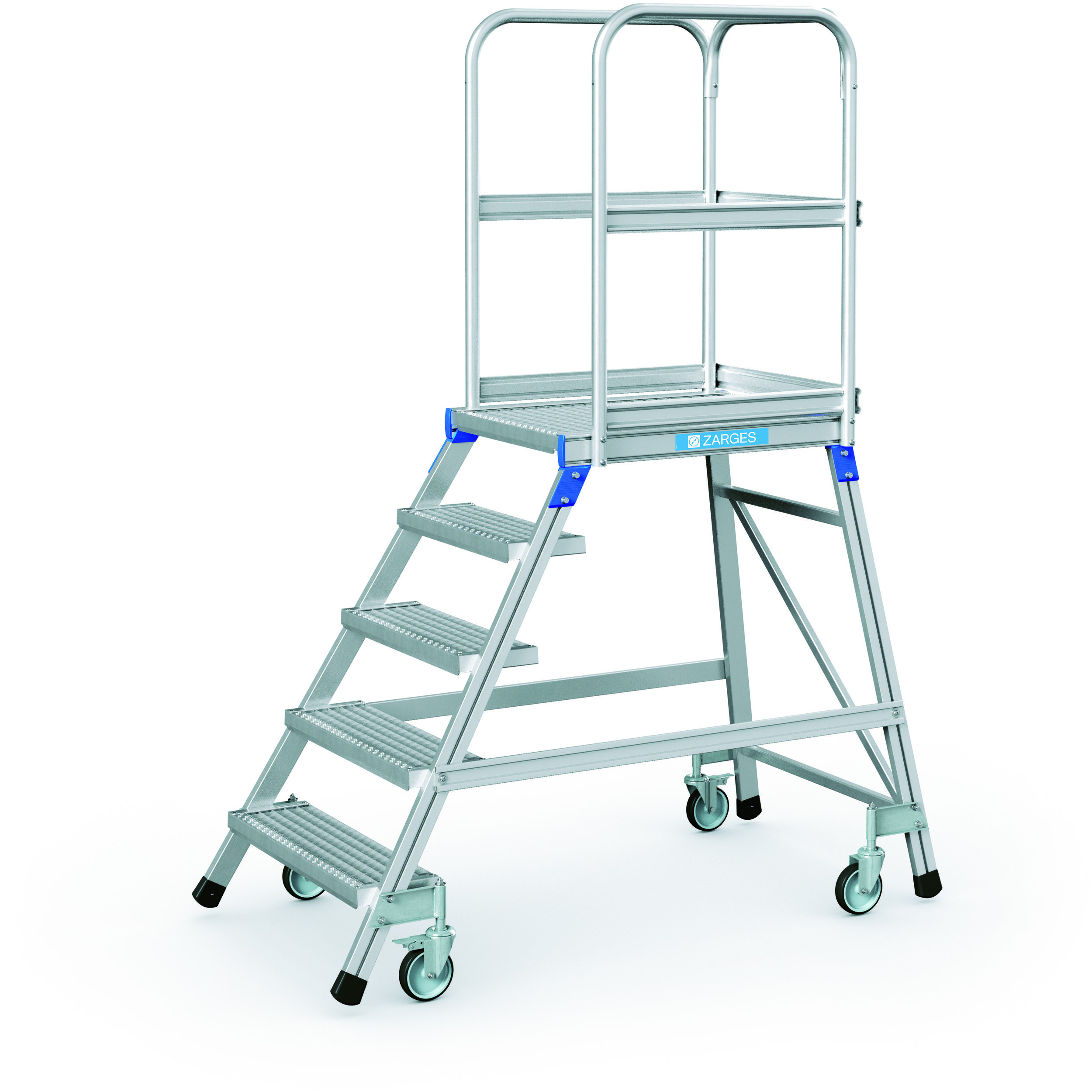 Podesttreppe, einseitig 5 Stufen Podesthöhe 1,20 m Podesttreppe, einseitig 5 Stufen Podesthöhe 1,20 m