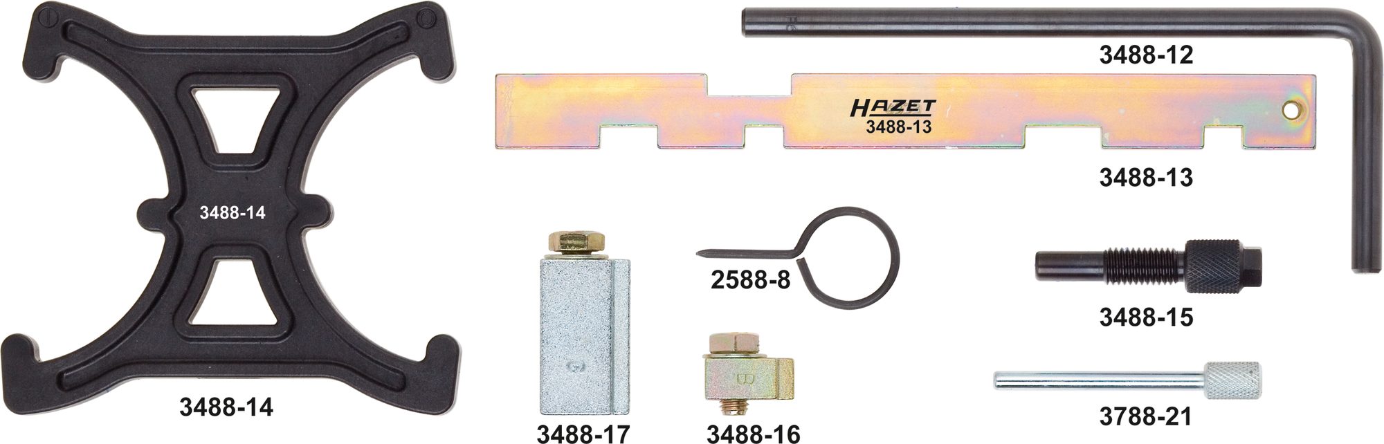 HAZET Motoreinstellwerkzeug für FORD 1.25-1.6, 2.0 TDCi-Benzin & Diesel HAZET Motoreinstellwerkzeug für FORD 1.25-1.6, 2.0 TDCi-Benzin & Diesel