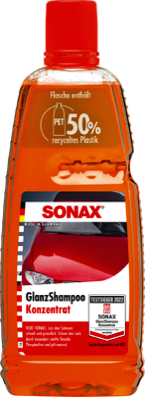 SONAX CarShampoo Konzentrat: Red Summer Autoshampoo für Lack-, Gummi-, Kunststoff-, Vinyl- und Glasf SONAX CarShampoo Konzentrat: Red Summer Autoshampoo für Lack-, Gummi-, Kunststoff-, Vinyl- und Glasf