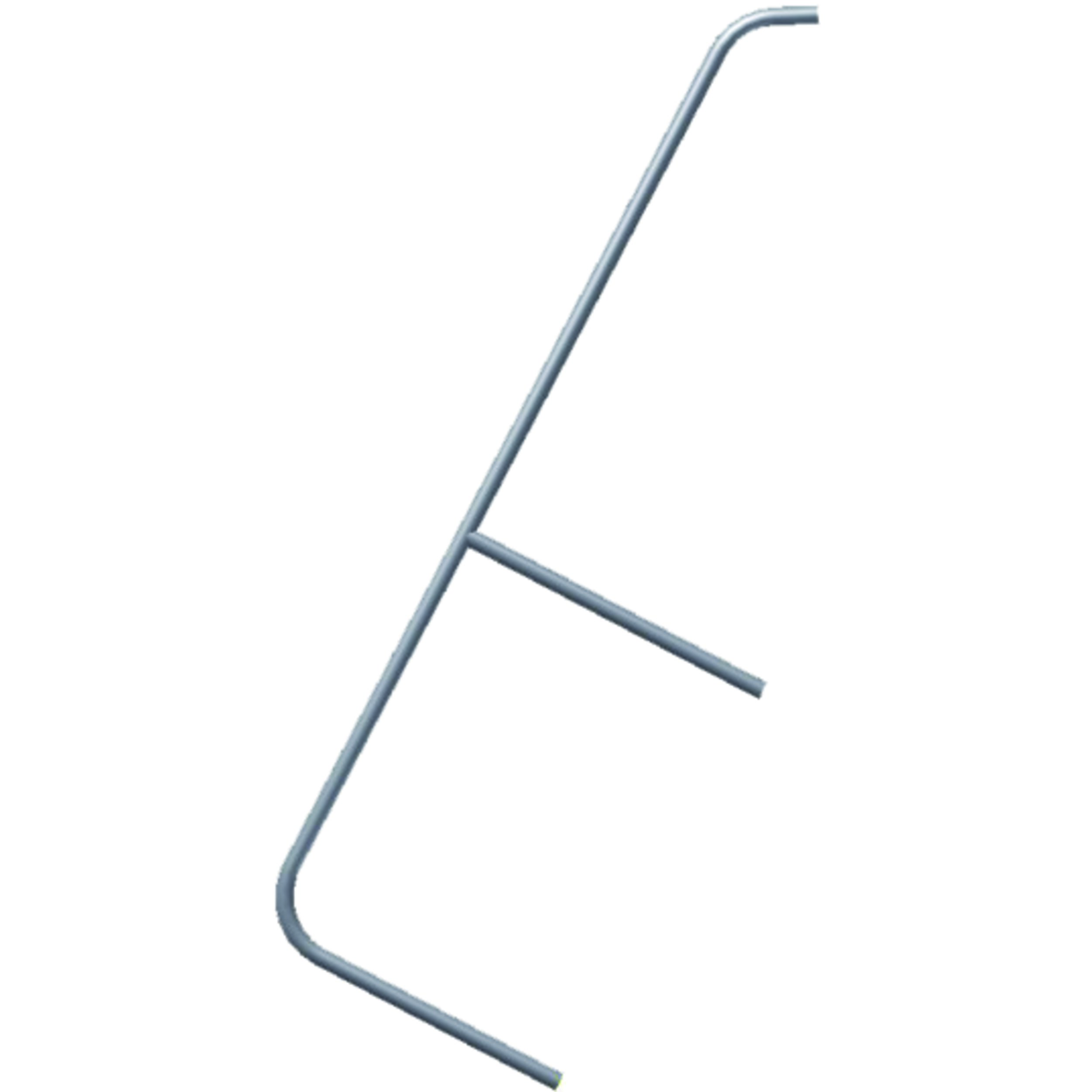 ZARGES einseitiger Handlauf für Podesttreppe | 4-6 Stufen | Ideal für sicheres Steigen ZARGES einseitiger Handlauf für Podesttreppe | 4-6 Stufen | Ideal für sicheres Steigen