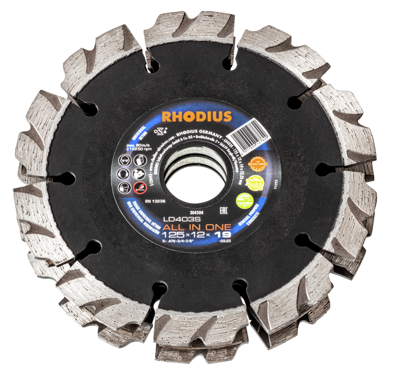 RHODIUS LD403S Diamantfrässcheibe 150 x 12 x 19 x 22 mm RHODIUS LD403S Diamantfrässcheibe 150 x 12 x 19 x 22 mm
