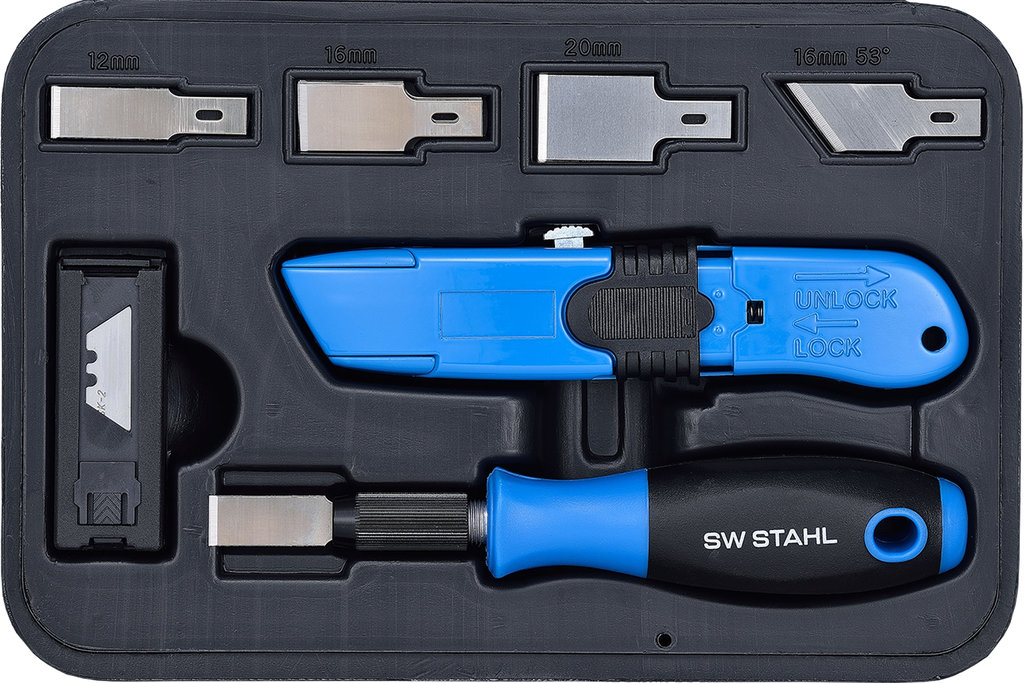 Profi-Schaber-Set 27-teilig von SW-STAHL – Ergonomisch und Vielseitig