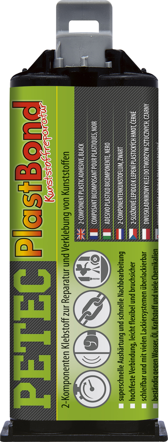 PlastBond 2K-Kleber 50ml - Überlackierbar, Ölbeständig, Aushärtend und Schleifbar