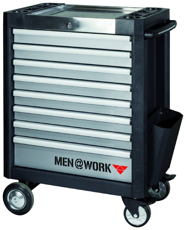 MEN@WORK Werkstattwagen leer | 8 Schubladen | Robuste Konstruktion MEN@WORK Werkstattwagen leer | 8 Schubladen | Robuste Konstruktion