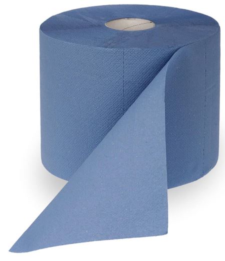 ZVG Multiclean Plus Putztuchrolle Blau 2-lagig, 500 Abrisse, 36 x 22 cm ZVG Multiclean Plus Putztuchrolle Blau 2-lagig, 500 Abrisse, 36 x 22 cm