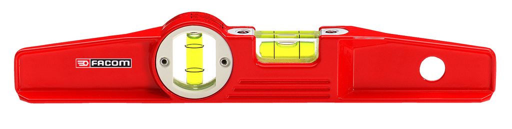 FACOM Magnetische Wasserwaage 25cm Trapez Genauigkeit 0,75mm/m FACOM Magnetische Wasserwaage 25cm Trapez Genauigkeit 0,75mm/m