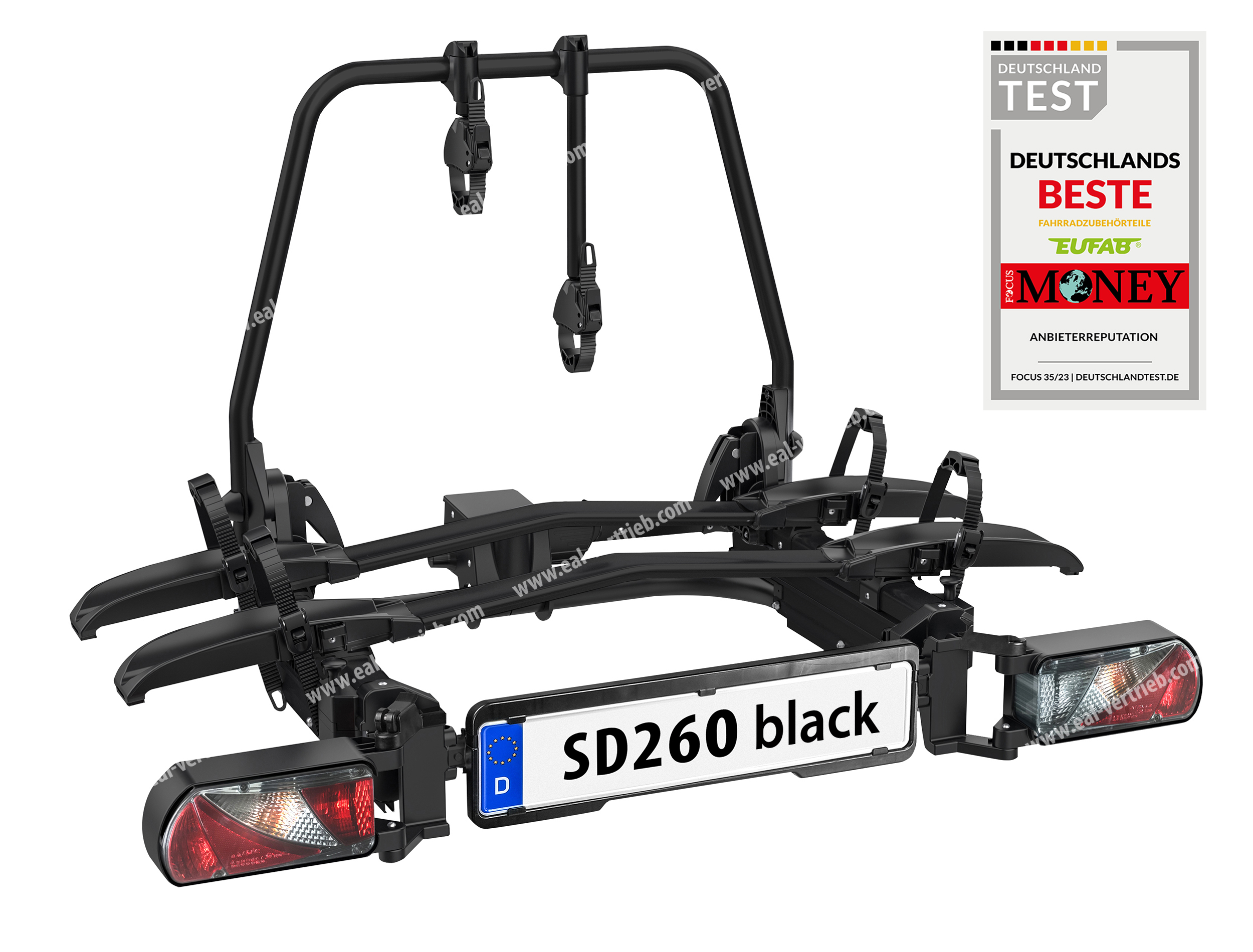 LAS Kupplungsträger SD260 - für 2 Fahrräder LAS Kupplungsträger SD260 - für 2 Fahrräder