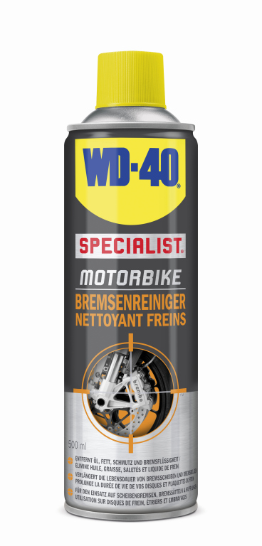 WD-40 SPECIALIST Motorrad Bremsenreiniger, Effektive Reinigung von Bremssystemen, 500ml WD-40 SPECIALIST Motorrad Bremsenreiniger, Effektive Reinigung von Bremssystemen, 500ml