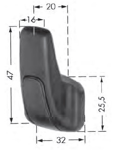 Schwarzer Kleiderhaken von HAPPICH - Elegante verstärkte Polypropylen-Kleiderhaken für Komponenten Schwarzer Kleiderhaken von HAPPICH - Elegante verstärkte Polypropylen-Kleiderhaken für Komponenten