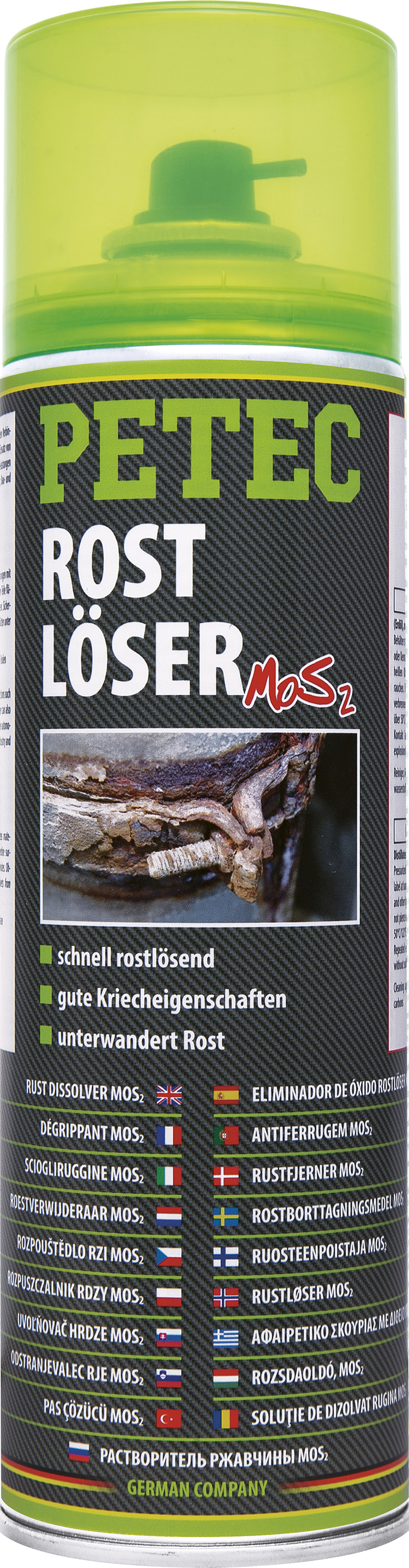 Silikonfreier Rostlöser Sprühdose 500ml, Kriechfähig & Wasserabweisend