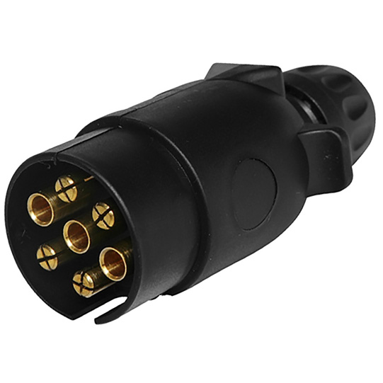 127553377 ASPÖCK 12V Stecker - 7-polig mit robusten Schraubanschlüssen für sichere Verbindungen