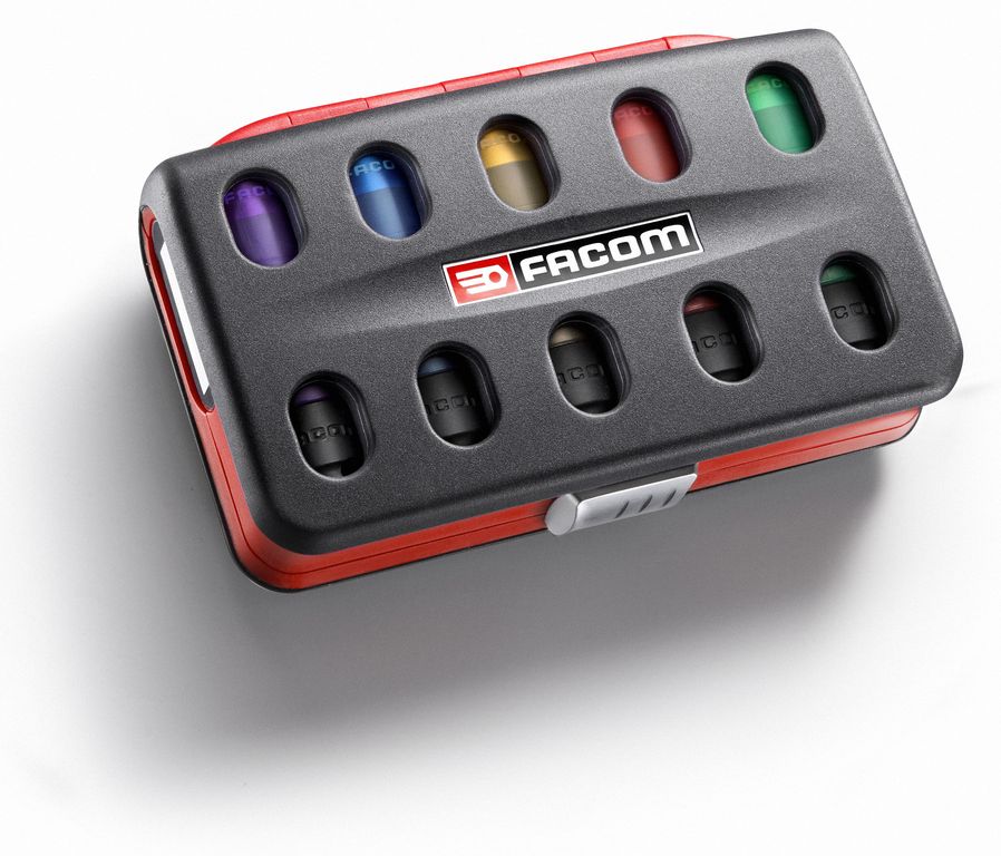 FACOM Premium 5tlg. Steckschlüssel-Set für LM-Felgen - Optimiert für Werkstatt und Garageneinrichtun FACOM Premium 5tlg. Steckschlüssel-Set für LM-Felgen - Optimiert für Werkstatt und Garageneinrichtun