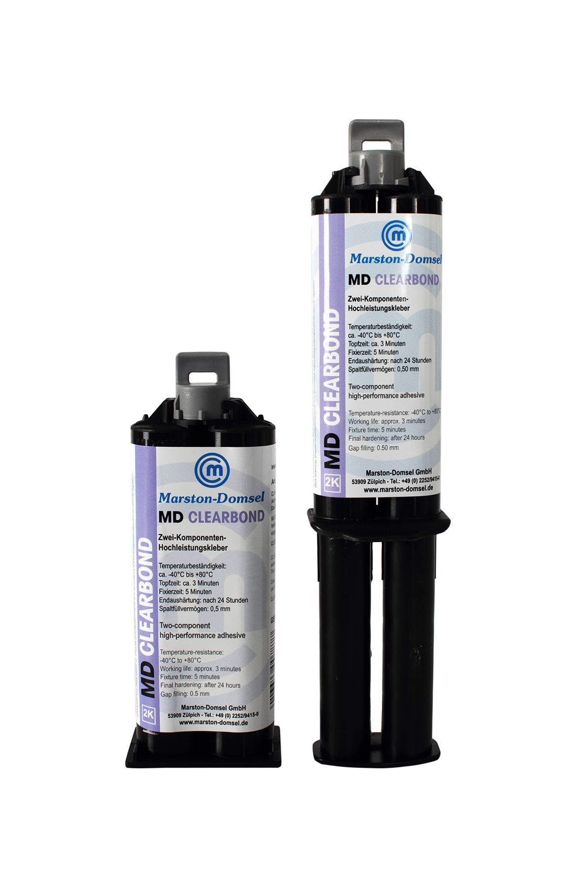 MD-Clearbond 1:1 Doppelspritze 25g: Hochqualitativer Kleber von MARSTON-DOMSEL MD-Clearbond 1:1 Doppelspritze 25g: Hochqualitativer Kleber von MARSTON-DOMSEL