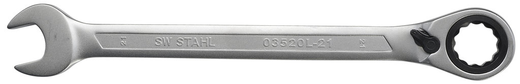 SW-Stahl Gabelringratschenschlüssel 15° Chrom-Vanadium 72 Zähne