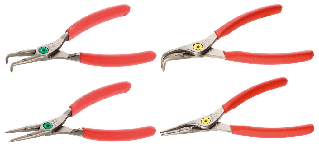 FACOM Seegeringzangen Set 4-teilig (18-60mm) für Außen- und Innenspannung FACOM Seegeringzangen Set 4-teilig (18-60mm) für Außen- und Innenspannung