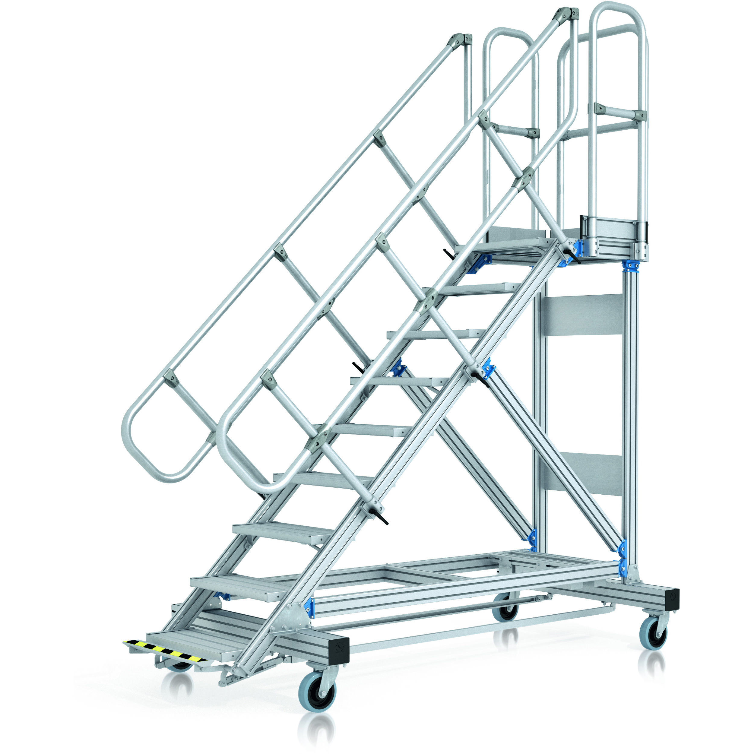 ZARGES Ergo Stop Plattformtreppe 60° | 11 Stufen, 600 mm | Mobile Arbeitsplattform ZARGES Ergo Stop Plattformtreppe 60° | 11 Stufen, 600 mm | Mobile Arbeitsplattform