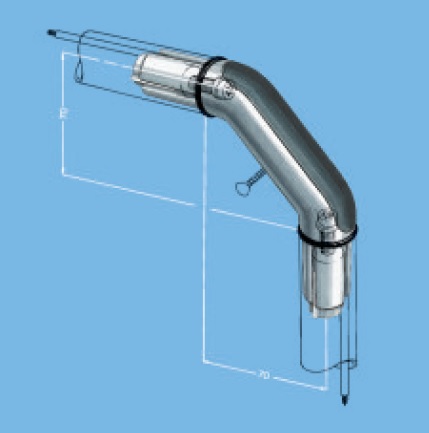 HAPPICH Eckverbindung 90 Grad für Trennwände: Doppelanschluss Eckstück, Kategorie Zubehör & Ersatzte