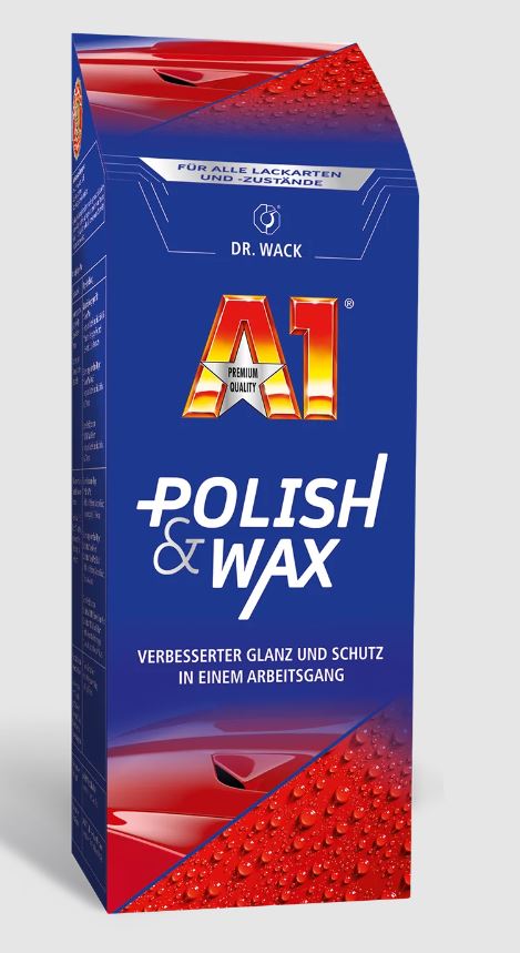 A1 Polish & Wax 500ml - Hochglanz Autowachs mit Carnauba-Technologie A1 Polish & Wax 500ml - Hochglanz Autowachs mit Carnauba-Technologie