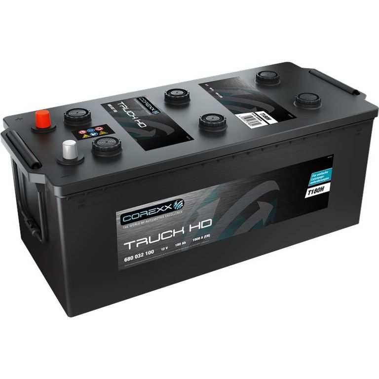 COREXX Truck 680 032 HD Batterie 180Ah 12V für LKWs/Wohnmobile