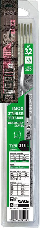 GYS Edelstahl-Elektroden, 25 Stück - für langlebige Schweißnaht in der Kategorie Schweißgeräte