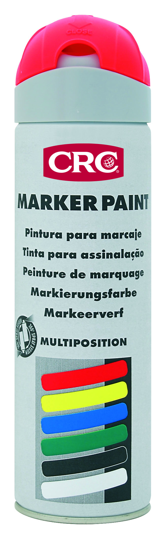 Temporäre Marker Paint Leucht-Rot Spraydose 500 ml CRC Temporäre Marker Paint Leucht-Rot Spraydose 500 ml CRC