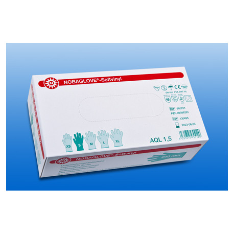 NOBAGLOVE® SOFTVINYL P-FREI S: Qualitäts-Handschutz von NOBAMED ideal für den Alltagsgebrauch