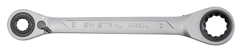 SW-STAHL 4-in-1 Ringratschenschlüssel - Chrom Vanadium Schraubenschlüssel Isoliert - 10, 13, 17, 19