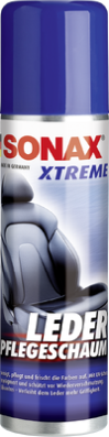 SONAX Xtreme LederPflegeSchaum NanoPro - Reinigung & Pflege für Glattleder SONAX Xtreme LederPflegeSchaum NanoPro - Reinigung & Pflege für Glattleder