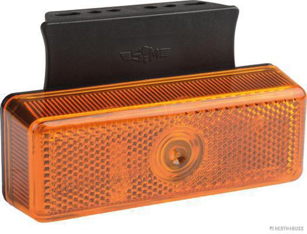 HERTH&BUSS Seitenmarkierungsleuchte Breite 110mm - R5W Anschluss Universal mit Winkelhalterung
