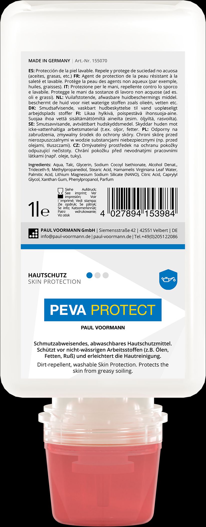 PEVA Protect Hautschutz-Lotion für Hände, 100 ml Softflasche PEVA Protect Hautschutz-Lotion für Hände, 100 ml Softflasche