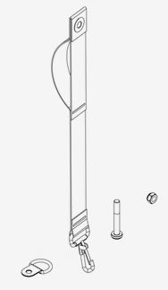 THULE Hitch Backup Strap Kit – Sicherer Fahrradtransport