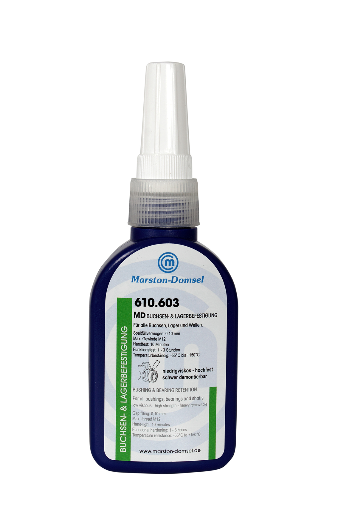 MD-Buchsen- und Lagerbefestigung, 20g Kleber von MARSTON-DOMSEL - Für vielseitige Anwendungen MD-Buchsen- und Lagerbefestigung, 20g Kleber von MARSTON-DOMSEL - Für vielseitige Anwendungen