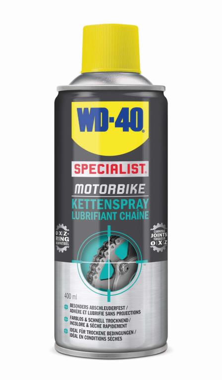 WD40 Kettenspray 400ml - Dauerhafte Schmierung und langanhaltende Wirkung von WD-40 COMPANY WD40 Kettenspray 400ml - Dauerhafte Schmierung und langanhaltende Wirkung von WD-40 COMPANY