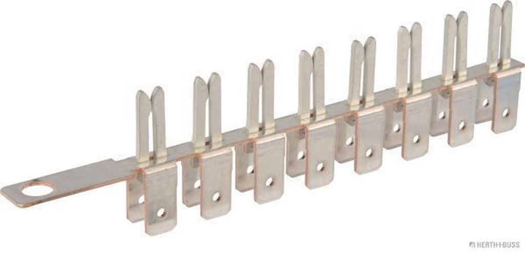 Herth&Buss Sammelschiene 6,3mm Steck-B 125A 8-polig