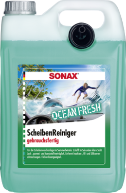 SONAX ScheibenReiniger OceanFresh 5L – Streifenfrei & Frischer Duft SONAX ScheibenReiniger OceanFresh 5L – Streifenfrei & Frischer Duft
