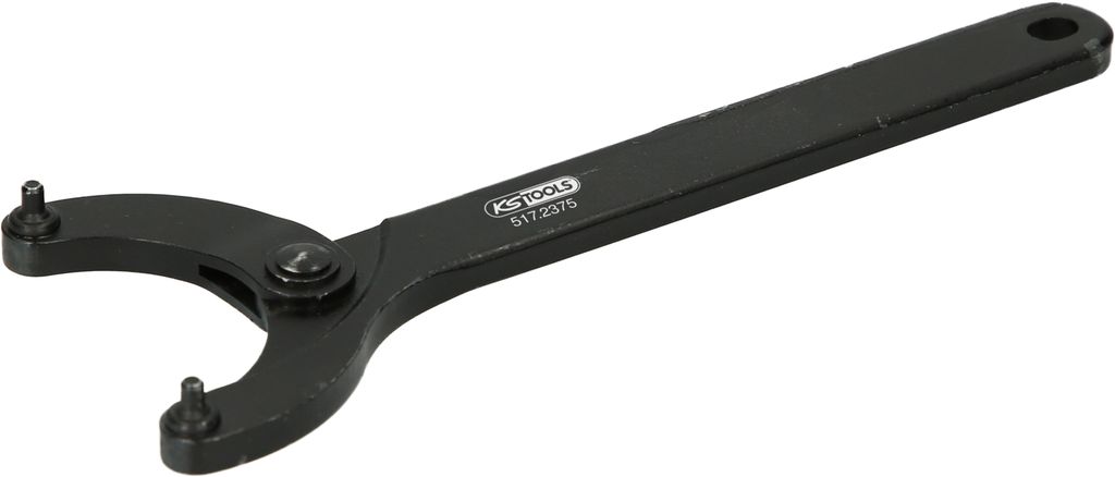 Zweilochmutterndreher von KS TOOLS, DIN3116A - Spezial-Werkzeugstahl, Haken-Schlüssel-Kategorie