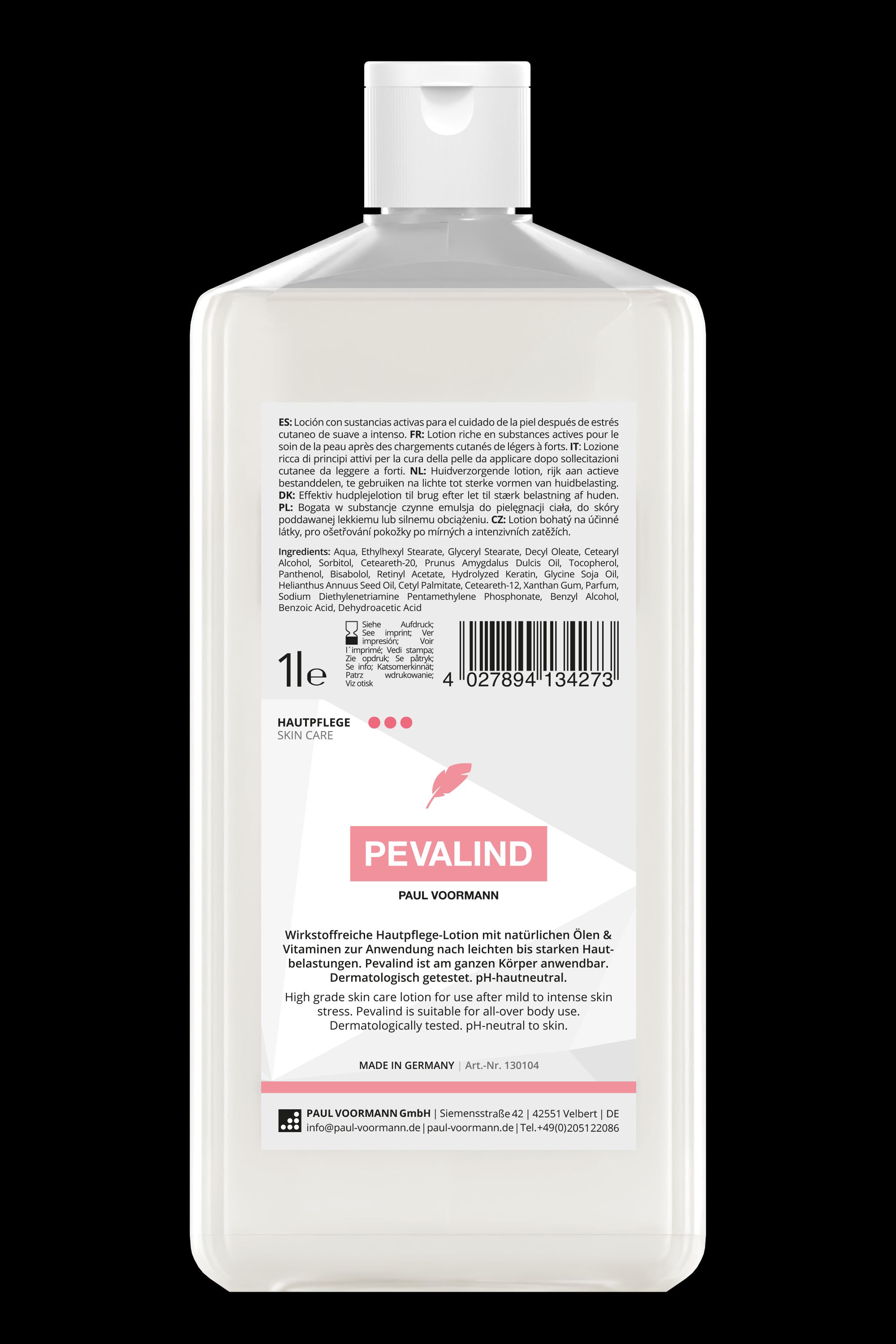 Hochwertige Pevalind Hautpflege-Lotion - wirkstoffreich, feuchtigkeitsspendend und regenerierend Hochwertige Pevalind Hautpflege-Lotion - wirkstoffreich, feuchtigkeitsspendend und regenerierend