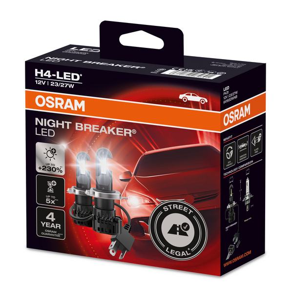 NIGHT BREAKER H4 LED SET (RETAIL) NIGHT BREAKER H4 LED SET (RETAIL)