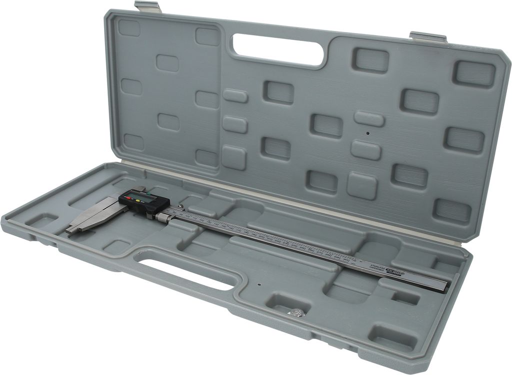 Präziser Werkstatt-Messschieber mit LCD-Anzeige von KS TOOLS - für perfekte Innen- und Außenmessunge Präziser Werkstatt-Messschieber mit LCD-Anzeige von KS TOOLS - für perfekte Innen- und Außenmessunge