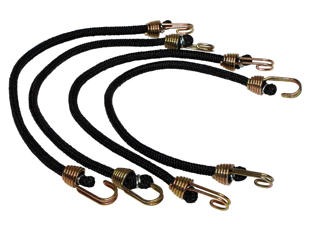 LAS Gepäckarm Set Mini Bungees 4-teilig zur sicheren Gepäcksicherung LAS Gepäckarm Set Mini Bungees 4-teilig zur sicheren Gepäcksicherung