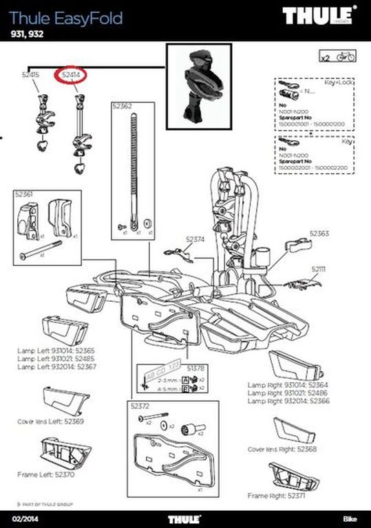 Bike Arm Long 342 mm w/o Lock 342mm.o.Schloss Bike Arm Long 342 mm w/o Lock 342mm.o.Schloss