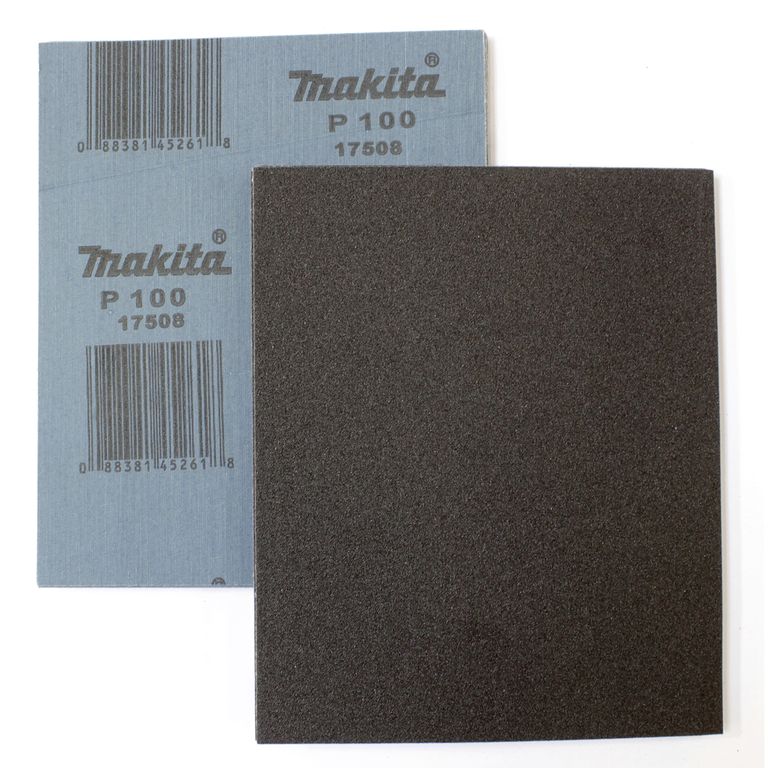 MAKITA Schleifpapier 230x280mm K100, 50St Packung - Ideal für Heimwerker und Profis